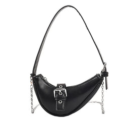Vintage Moon Design Mini Baguete Bag for Women