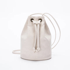Mini Canvas Bucket Bag Crossbody Handbag 21*16cm