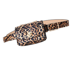 Women Mini Envelope Waist Bag PU Leather Clutch Cell Phone Purse
