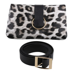 Mini Envelope Waist Bag PU Leather Clutch Cell Phone Purse