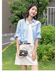 Chain Bag Girl PVC Jelly Bag Pearl Crossbody Small Square Bag