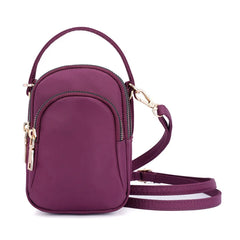 Women Mini Shoulder Bag Messenger Lightweight Nylon Handbag Waterproof Crossbody