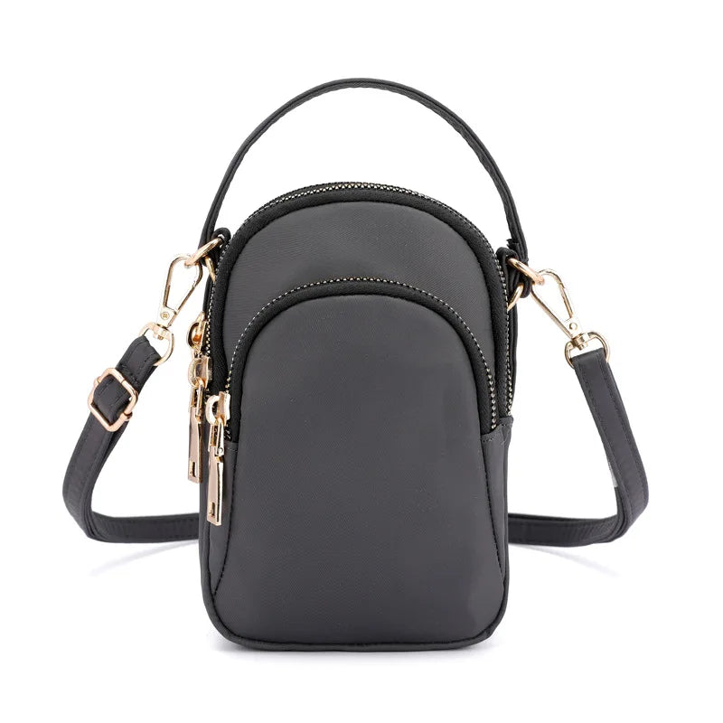 Women Mini Shoulder Bag Messenger Lightweight Nylon Handbag Waterproof Crossbody