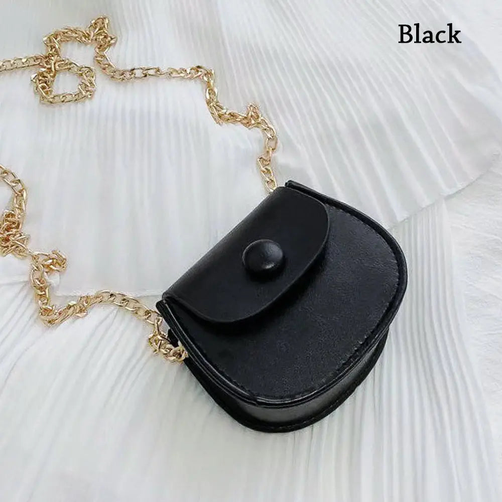 Mini Shoulder Bags Women Handbags Chain Saddle Bag PU Leather Crossbody