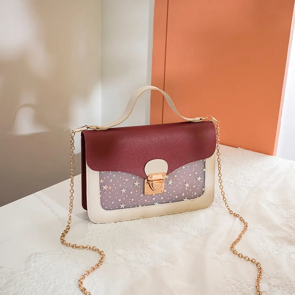 Women Small Sequin Shoulder Bag Messenger Crossbody Clutch Wallet Handbags