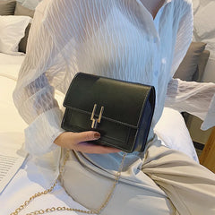 Women Mini Square Bag PU Leather Shoulder Bag Lady Messenger Bag