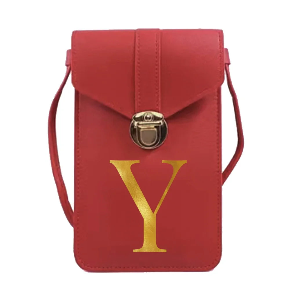 Women Mobile Phone Bag Shoulder PU Leather Case