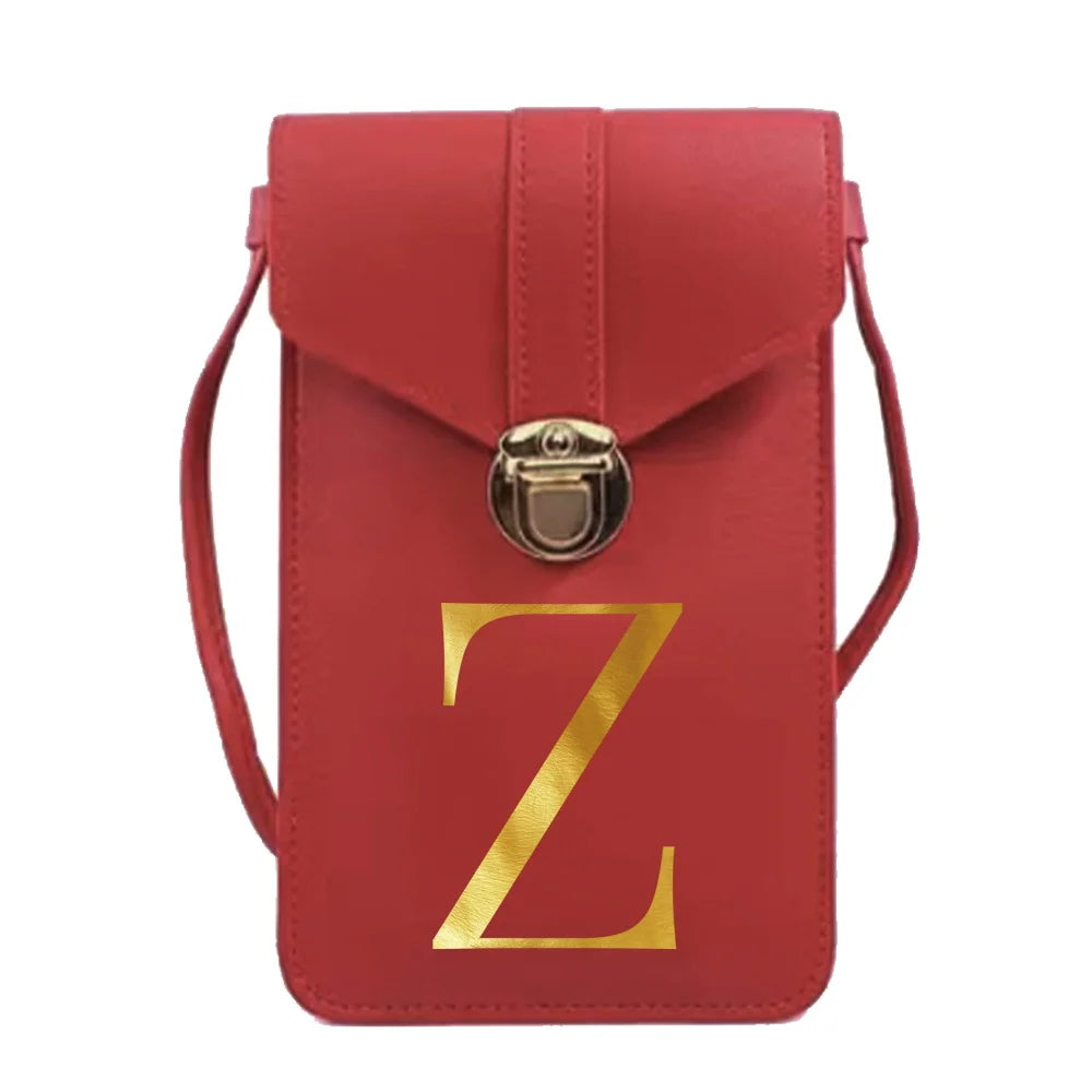 Women Mobile Phone Bag Shoulder PU Leather Case