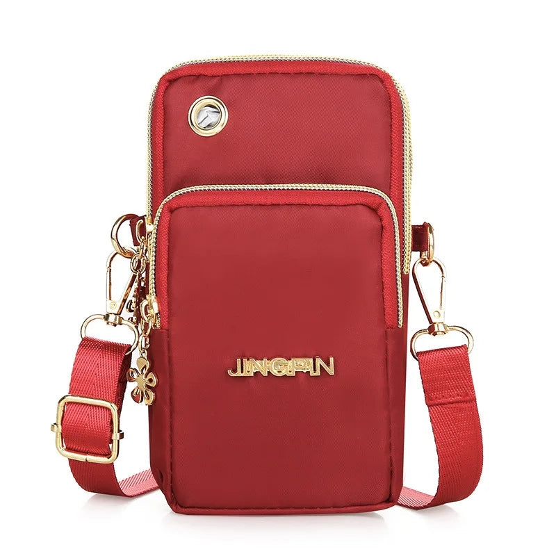 Nylon Small Shoulder Bag Women Mini Messenger Purse Lady Wallet Crossbody