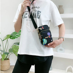 Nylon Small Shoulder Bag Women Mini Messenger Purse Lady Wallet Crossbody