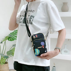 Nylon Small Shoulder Bag Women Mini Messenger Purse Lady Wallet Crossbody