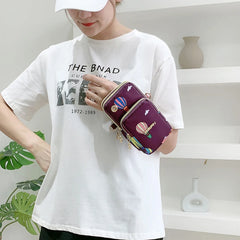 Nylon Small Shoulder Bag Women Mini Messenger Purse Lady Wallet Crossbody