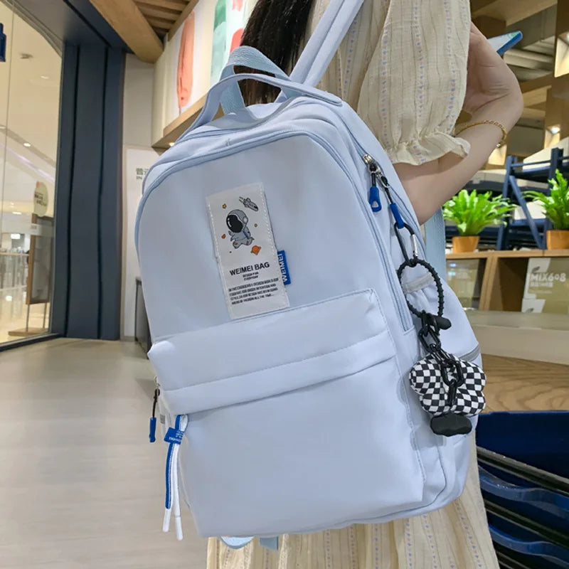 Nylon Waterproof Mochilas Backpack for Teen Girls