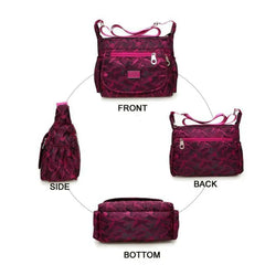 Women Crossbody Handbag Ladies Hobo Bags Multi-pocket Shoulder Bag
