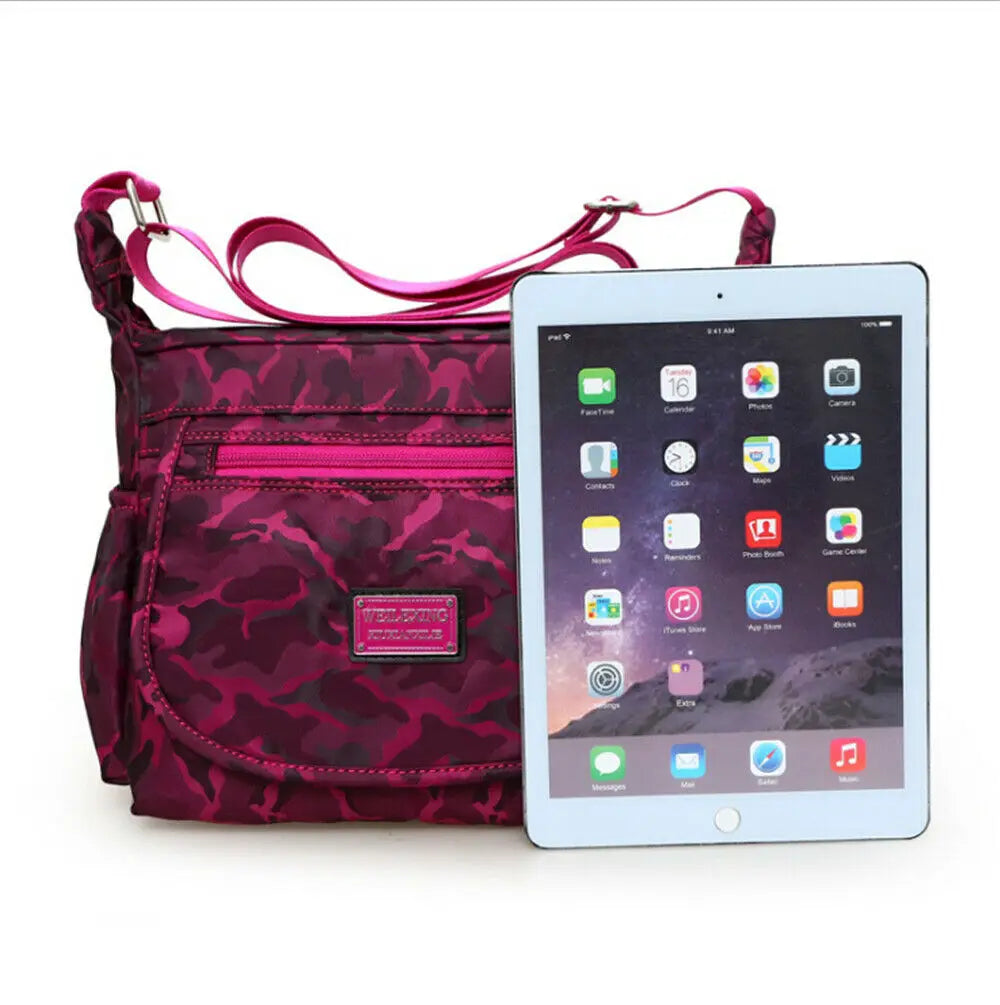 Women Crossbody Handbag Ladies Hobo Bags Multi-pocket Shoulder Bag