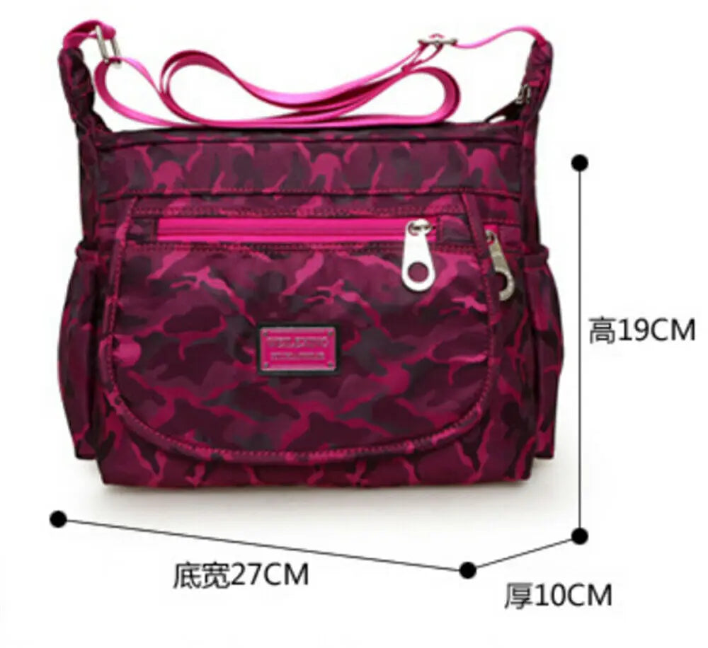 Women Crossbody Handbag Ladies Hobo Bags Multi-pocket Shoulder Bag