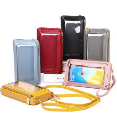 Women Touch Screen Phone Bag Single Shoulder Purse Wallet