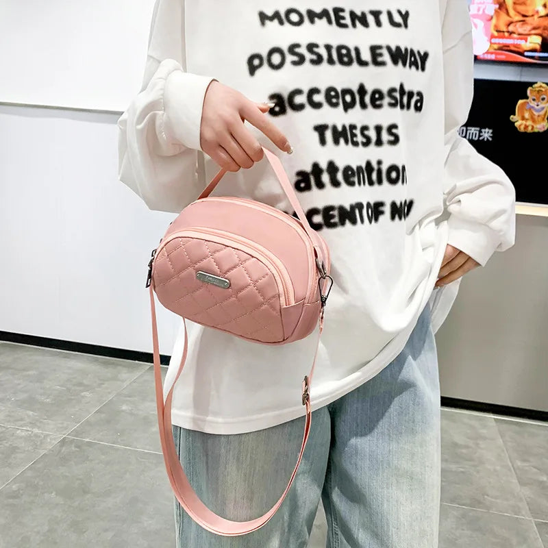 Women Nylon Crossbody Shoulder Tote Handbags for Phones