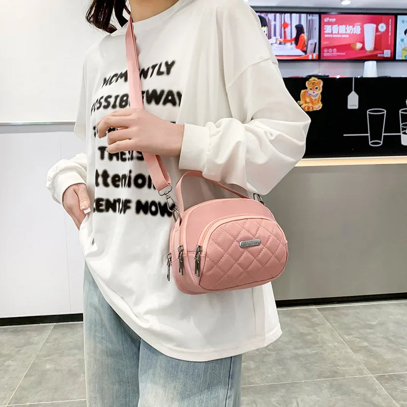 Women Nylon Crossbody Shoulder Tote Handbags for Phones