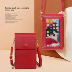 Women Touch Screen Shoulder Bag Large Capacity Multi-functio...