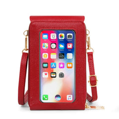 Women Touch Screen Shoulder Bag Large Capacity Multi-functio...