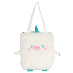 Japanese Funny Plush Handbag Embroidery Little Monster