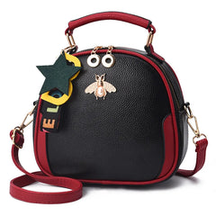 Women Small Shoulder Messenger Bag Female Girl Circle Handbags Style Crossbody B