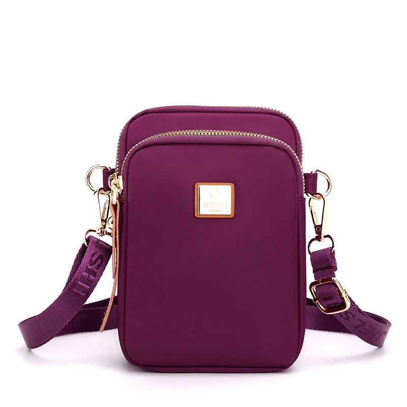 Women's Nylon Crossbody and Shoulder Handbags Mini Phone Bags