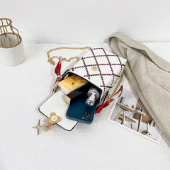 Women Summer Phone Bag Hand-held Silk Scarf Handbags