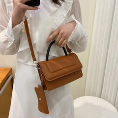 Women Texture Mini Shoulder Bag