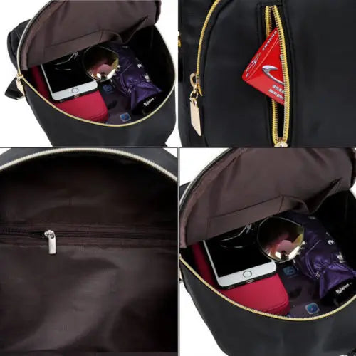Waterproof Oxford Backpack for Women Girls School Travel Tote Shoulder Bag