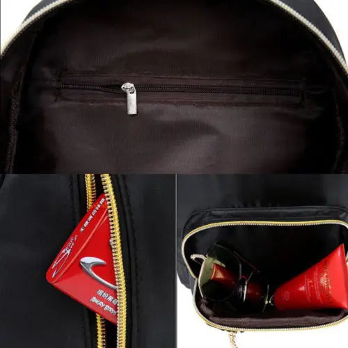 Waterproof Oxford Backpack for Women Girls School Travel Tote Shoulder Bag