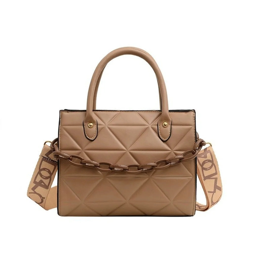 Women Embroidery Thread Shoulder Bag Lady Shopping Tote
