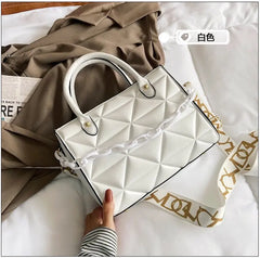 Women Embroidery Thread Shoulder Bag Lady Shopping Tote