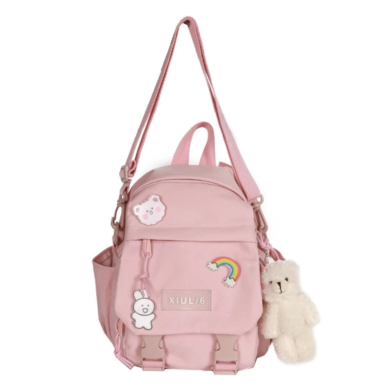 Women Nylon Backpack Purse Convertible Shoulder Bags Ladies Casual Daypack