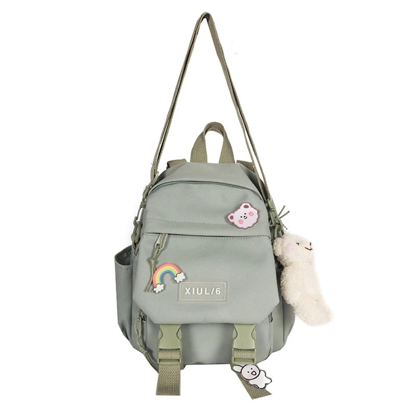 Women Nylon Backpack Purse Convertible Shoulder Bags Ladies Casual Daypack