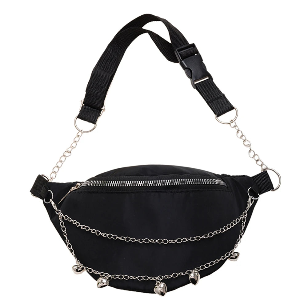 Women Nylon Butterfly Waist Bag Daily Traveling Commuter