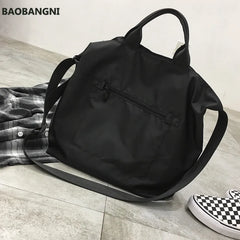Women Nylon Large Capacity Handbag Waterproof Tote Crossbody Bag
