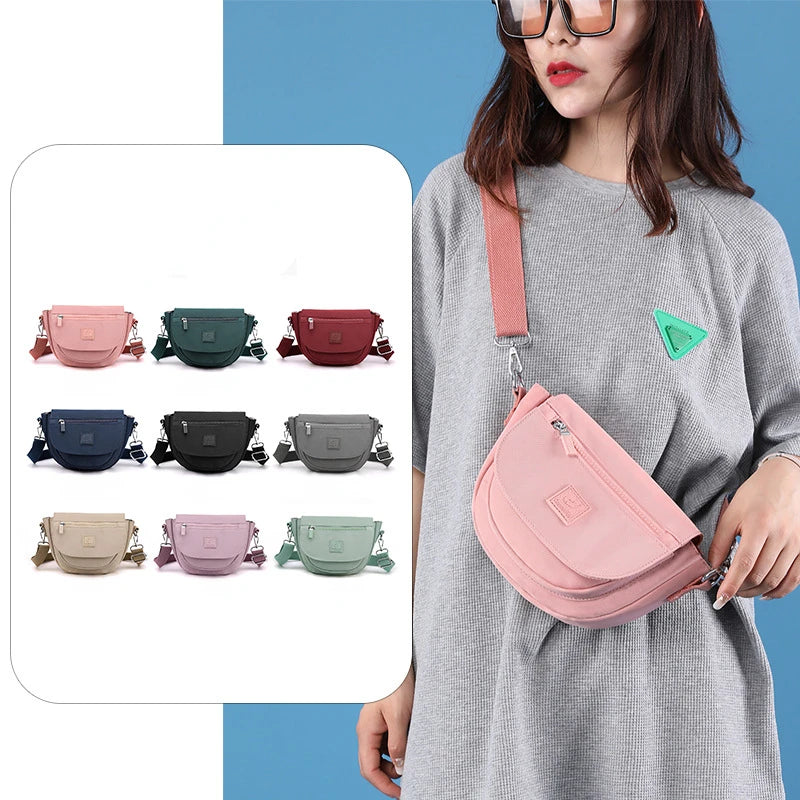 Women Nylon Crossbody Shoulder Bag Mini Purse