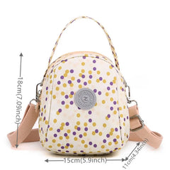 Women Nylon Pattern Crossbody Bag Shopper Bag Handbag Shoulder Bag