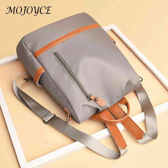 Nylon School Bag Large Capacity Backpack Women Handbag Laptop Bag