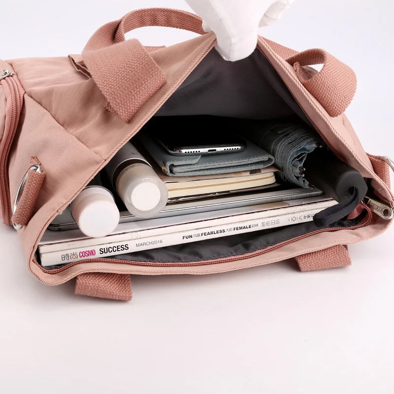 Nylon Shoulder Bag Women Casual Messenger Handbags Large Capacity Crossbody