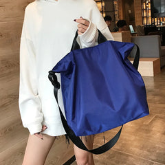Women Nylon Shoulder Bag Large Capacity Waterproof Cloth Handbag Tote