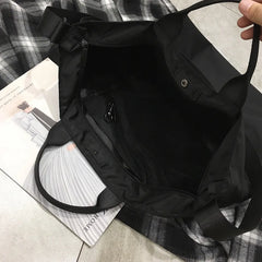 Women Nylon Shoulder Bag Large Capacity Waterproof Cloth Handbag Tote