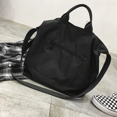 Women Nylon Shoulder Bag Large Capacity Waterproof Cloth Handbag Tote