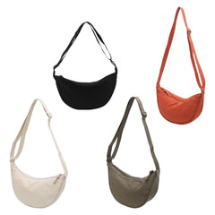 Women Nylon Shoulder Bag Shopping Bag Beach Tote Purse Vacation Dumpling Bun