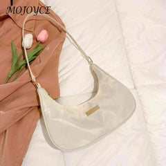 Women Nylon Shoulder Bag Small Zipper Messenger Bag