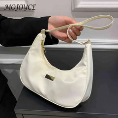 Women Nylon Shoulder Bag Small Zipper Messenger Bag