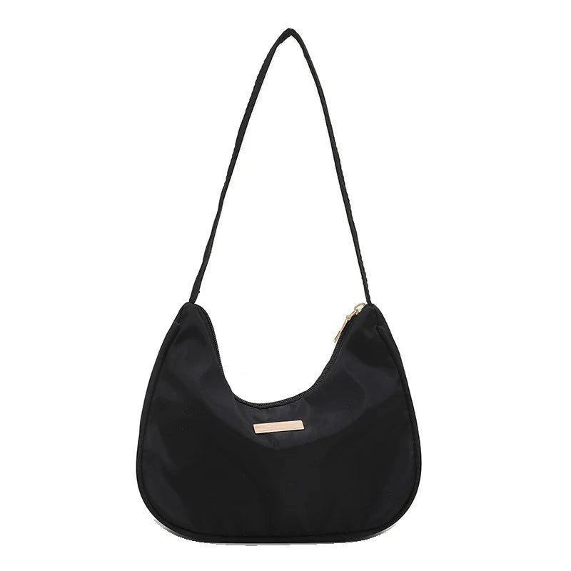 Women Nylon Shoulder Bag Small Messenger Handbag Retro Ladies Handbags