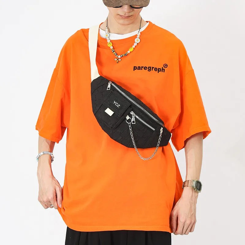 Women Nylon Waist Packs Fanny Pack Belt Sling Bags